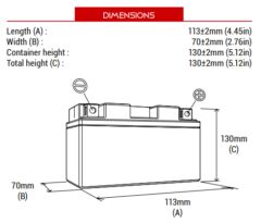 Bs Battery Btx7L Bs Motosiklet Aküsü