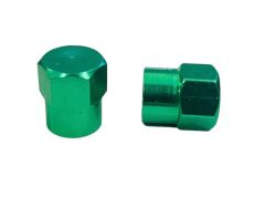 Mg Moto Nikelajlı Metal Sibop Kapağı Yeşil 2' Li