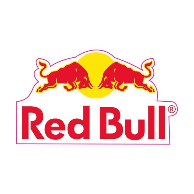 Gogo Red Bull 130 x 75 mm Sticker