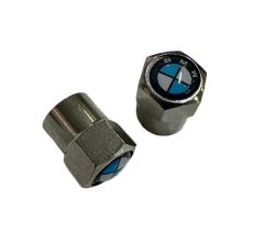 Motogaj Bmw Logolu Metal Sibop Kapağı 2' Li