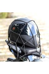 Motogaj Demir Kancalı Kask Filesi Siyah