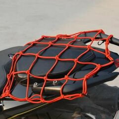 Motogaj Demir Kancalı Kask Filesi Kırmızı