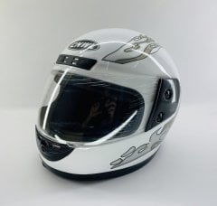 MG Moto Full Face Boyunluklu  Beyaz Kask