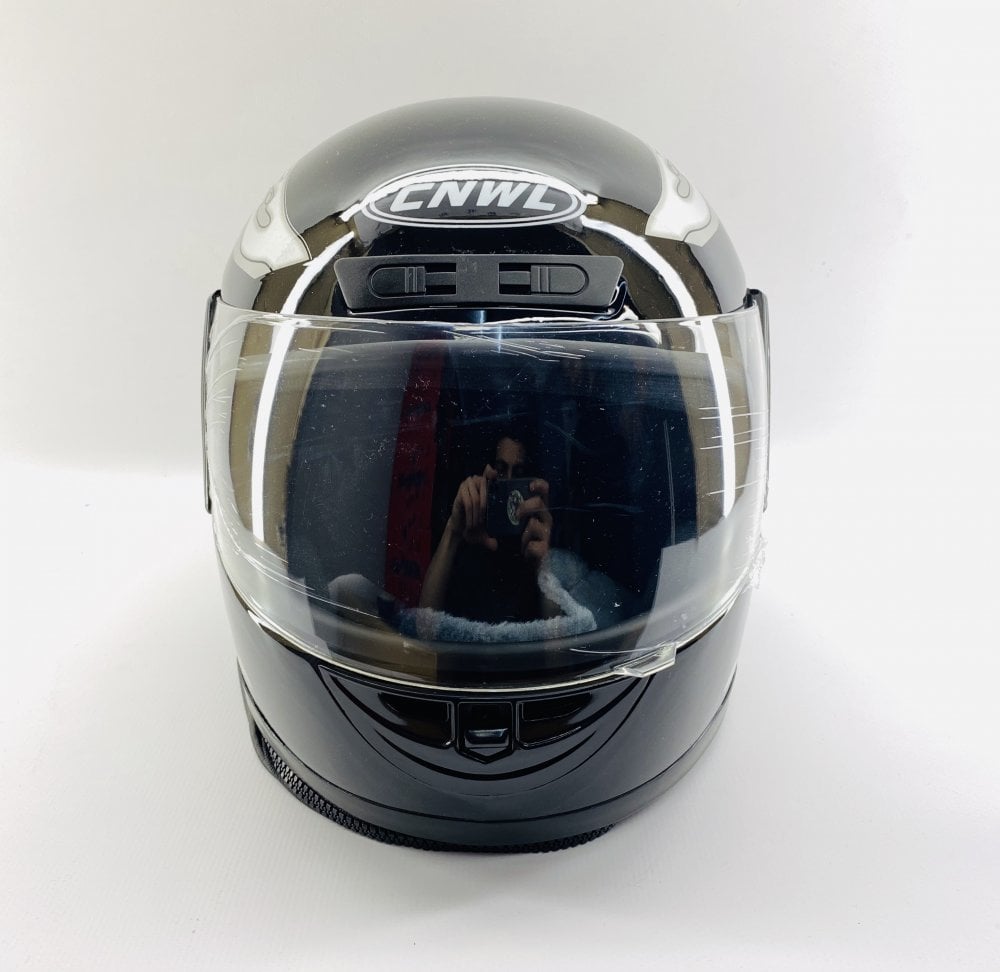 MG Moto Full Face Boyunluklu  Siyah Kask