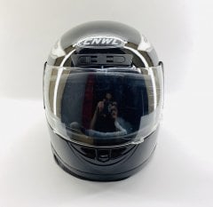 MG Moto Full Face Boyunluklu  Siyah Kask