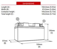 Bs Battery Btx14 Bs Motosiklet Aküsü
