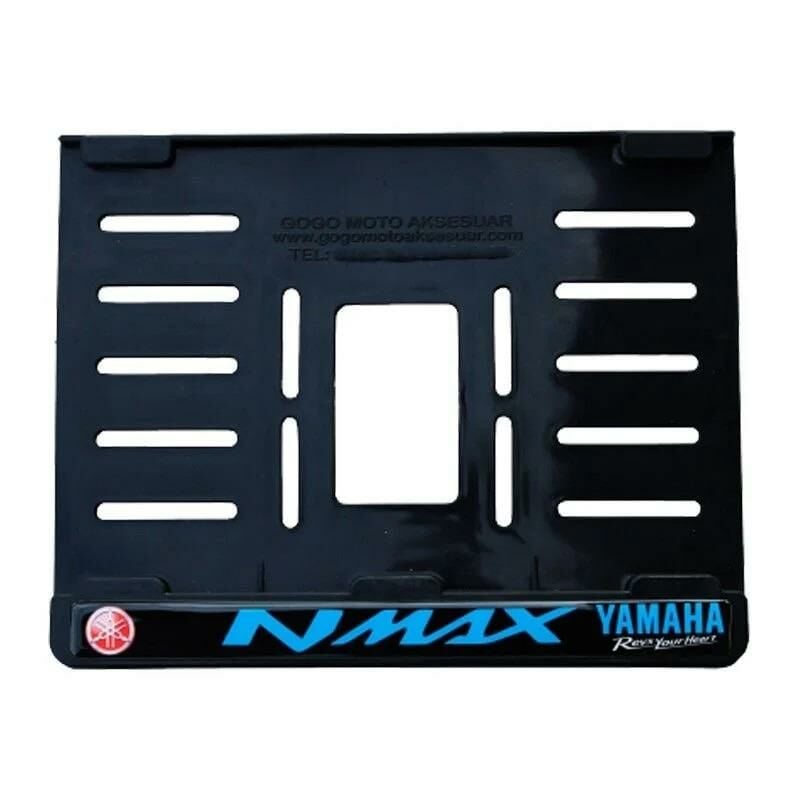 Yamaha Nmax Plastik Kırılmaz Plakalık Mavi 1 (15x24)