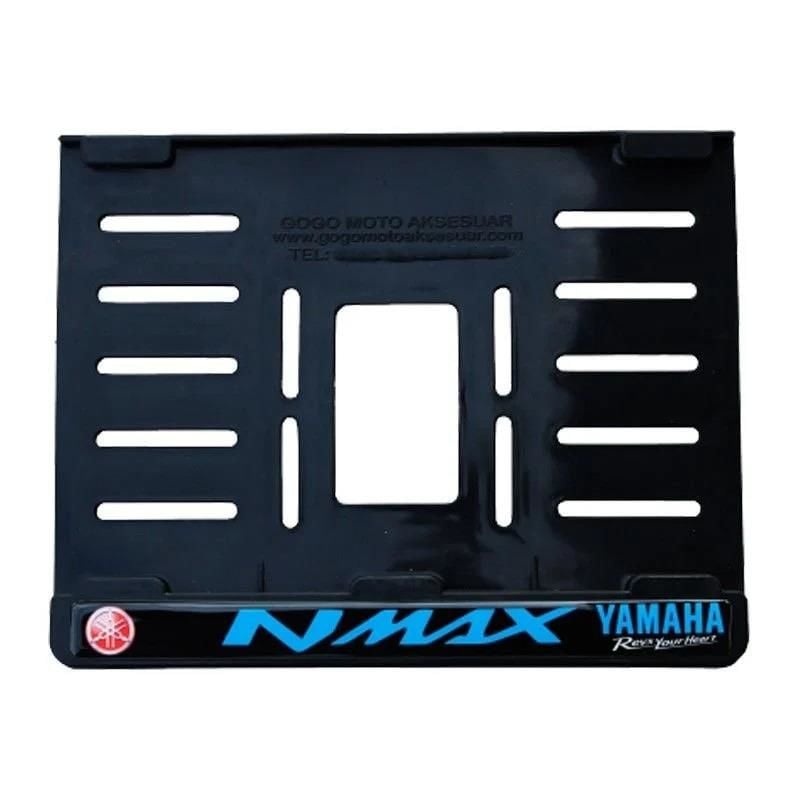 Yamaha Nmax Plastik Kırılmaz Plakalık Mavi 1 (15x24)