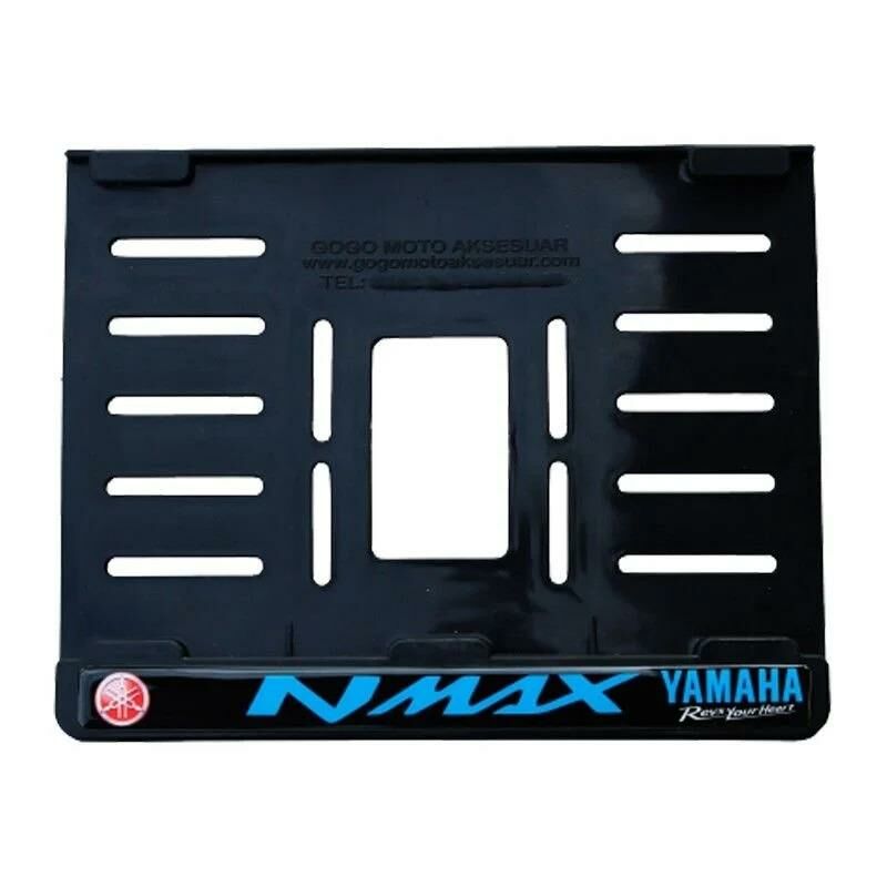Yamaha Nmax Plastik Kırılmaz Plakalık Mavi 1 (15x24)