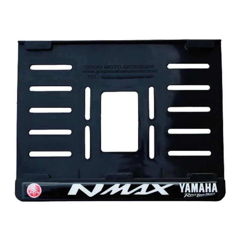 Yamaha Nmax Plastik Kırılmaz Plakalık Beyaz 2 (15x24)