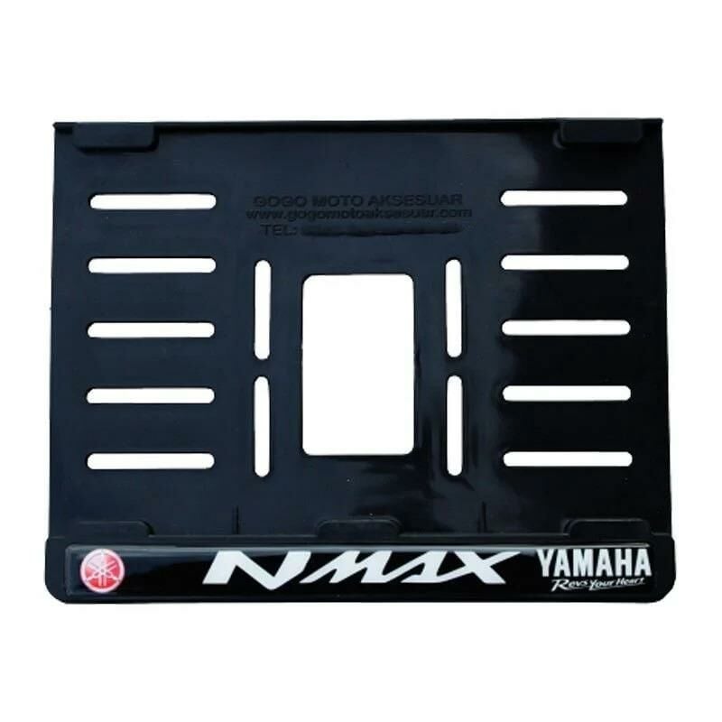 Yamaha Nmax Plastik Kırılmaz Plakalık Beyaz 2 (15x24)