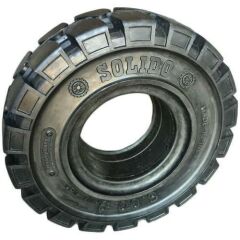SOLIDO 23x10-12 Siyah Dolgu Forklift Lastiği Segmanlı