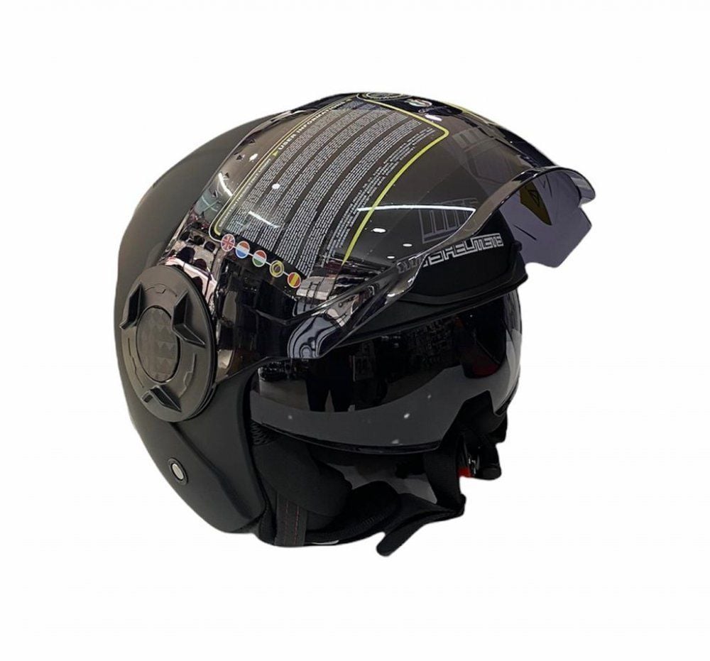 MTS 625 Mat Black Yarım Kask