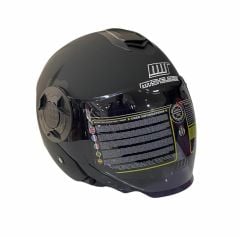 MTS 625 Mat Black Yarım Kask