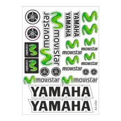 Yamaha Movıstar A4 28 Parça Sticker