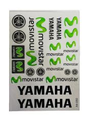 Yamaha Movıstar A4 28 Parça Sticker