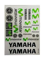 Yamaha Movıstar A4 28 Parça Sticker