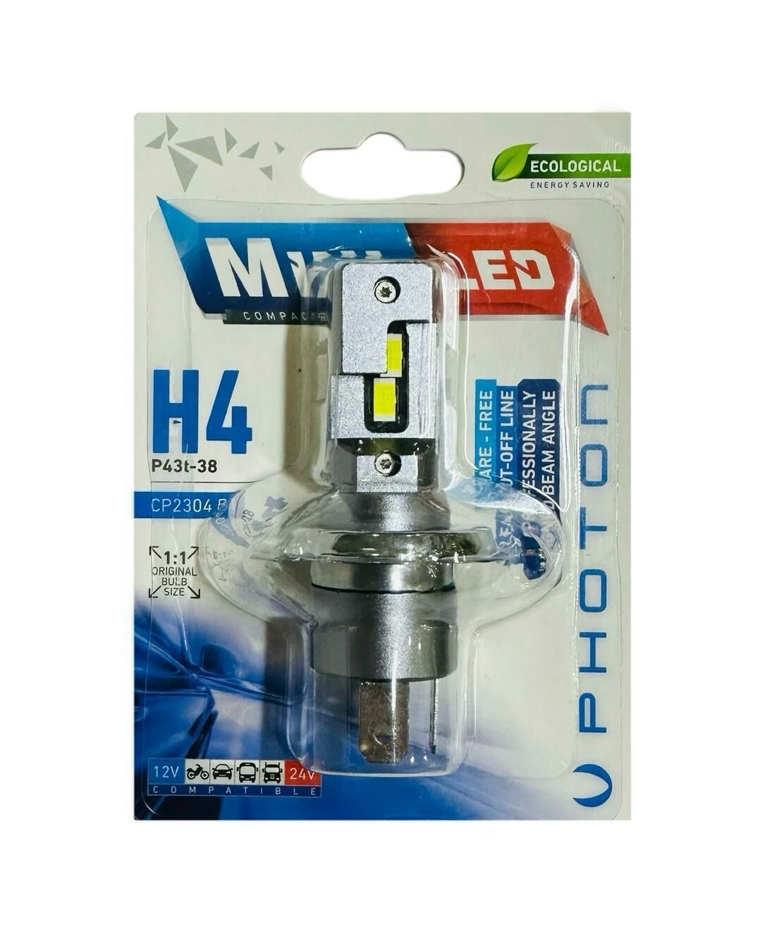 Photon H4 Mini 12-24V Led