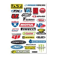 Gogo Mekanik Parçalar A4 30 Parça Sticker