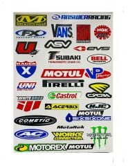 Gogo Mekanik Parçalar A4 30 Parça Sticker