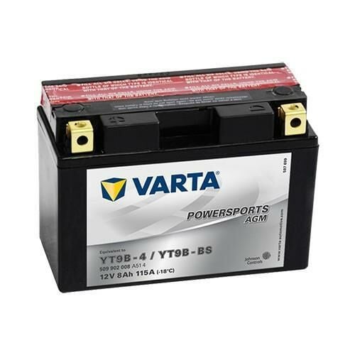 Varta YT9B-BS 12V8AH Motosiklet Aküsü