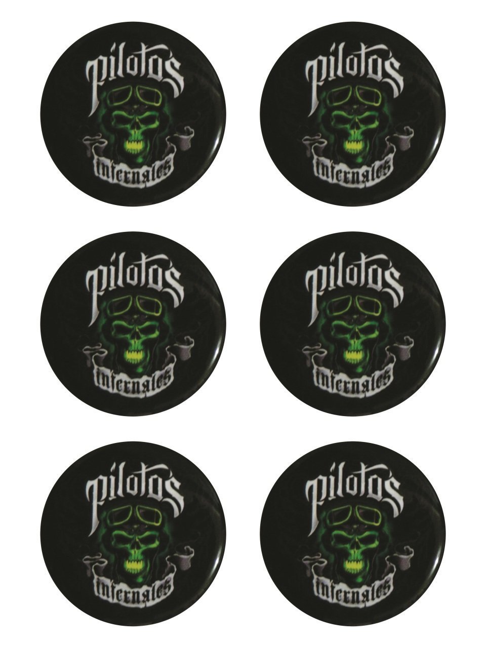 MTS Monster İskelet D-17 6'lı Sticker