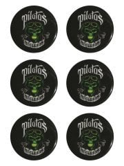 MTS Monster İskelet D-17 6'lı Sticker