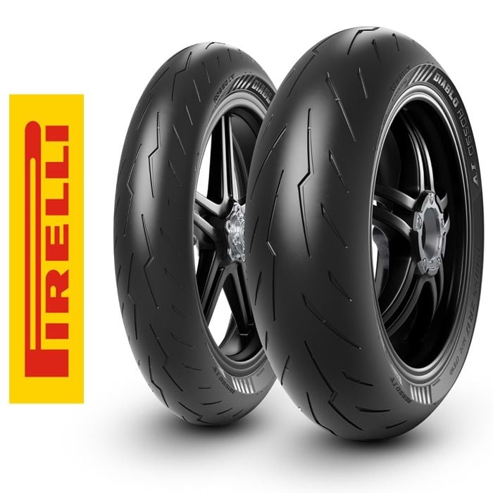 Pirelli Set 120/70ZR17 ve 160/60ZR17 Diablo Rosso IV