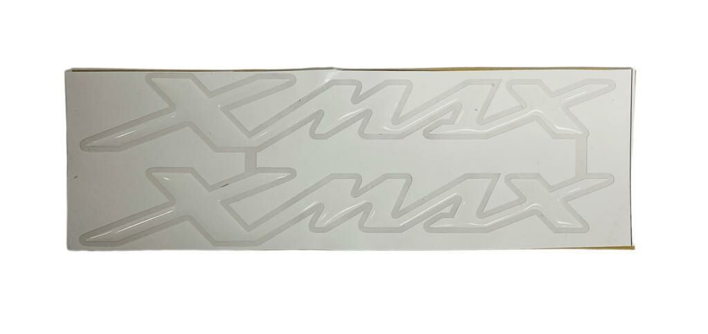Yamaha Xmax Damla Yazı Beyaz 22x4 Cm Sticker