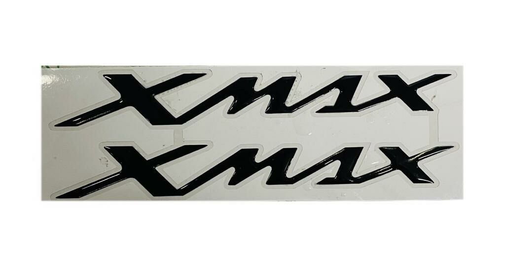 Yamaha Xmax Damla Yazı Siyah 22x4 Cm Sticker