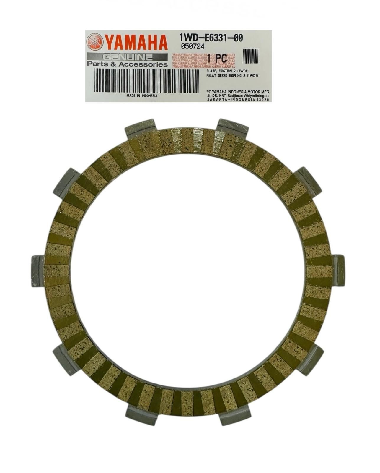 Yamaha Mt 25 Debriyaj Balatası Orjinal 2014-2024 (1WD-E6331-00)