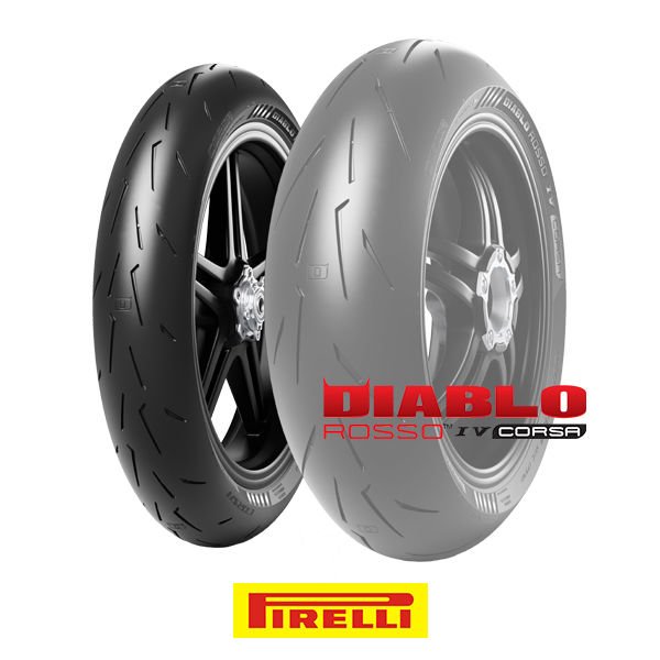 Pirelli 120/70ZR17 Diablo Rosso IV Corsa 58W Ön Motosiklet Lastiği