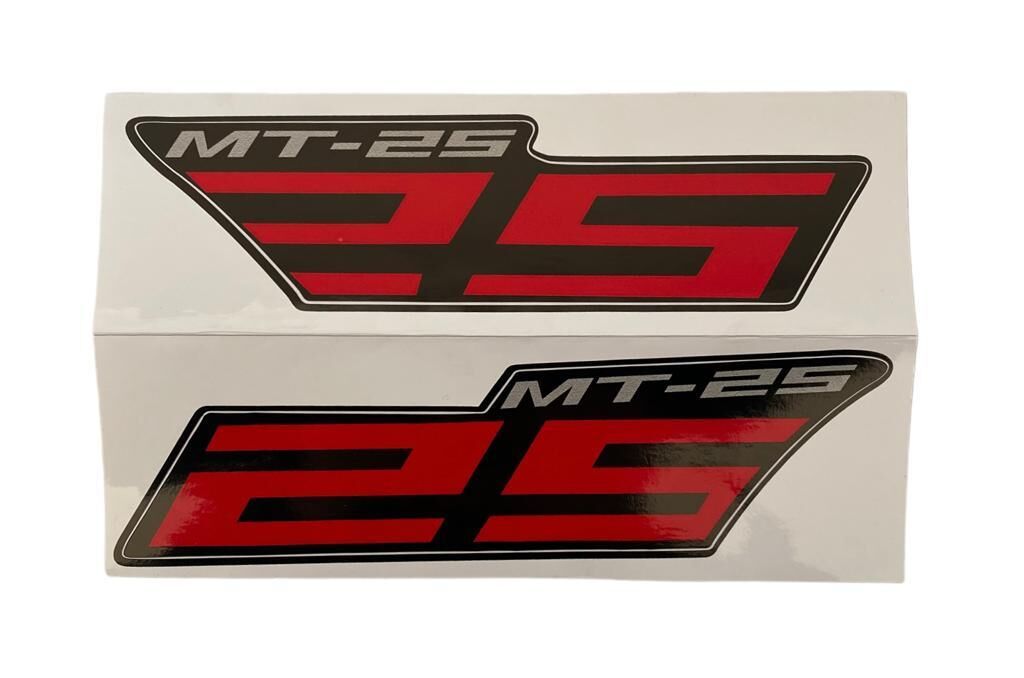 Yamaha Mt 25 Yan Sticker Set Kırmızı