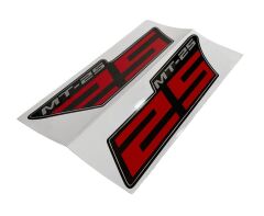 Yamaha Mt 25 Yan Sticker Set Kırmızı