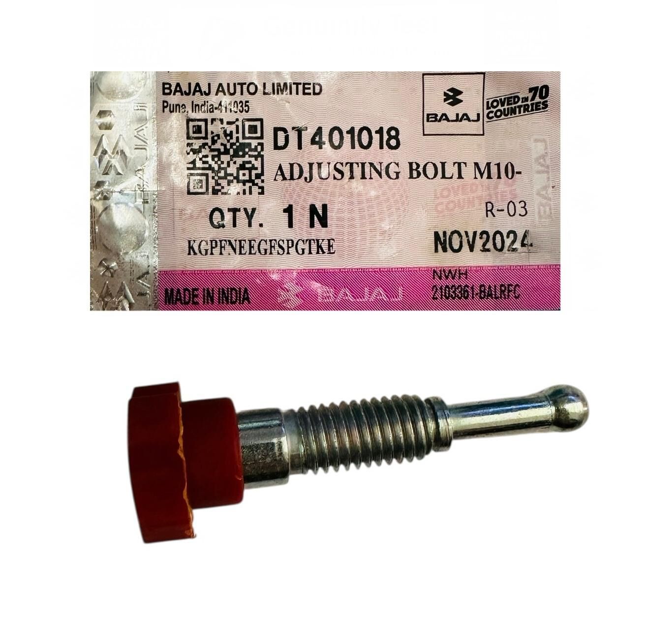 Bajaj Rs 200 Far Ayar Vidası Orjinal (DT401018)