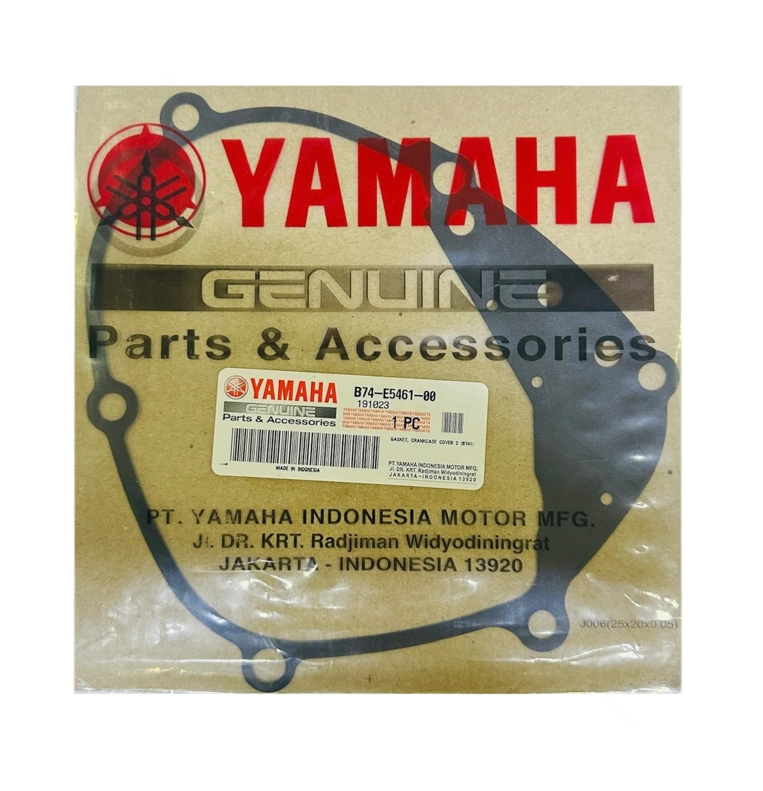Yamaha Xmax 300 Şanzıman Kapak Contası Orjinal 2017-2022 (B74-E5461-00)