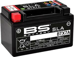 Bs Battery BTX7A-SLA Motosiklet Aküsü