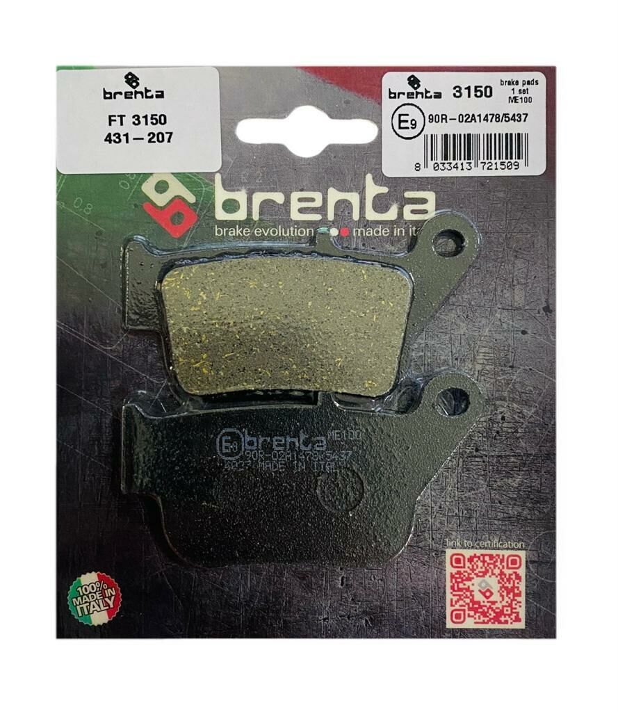 Brenta Ft 3150 Organik Fren Balatası