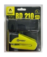 Auvray BD-210 Motosiklet Disk Kilidi Sarı