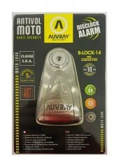 Auvray B-Lock 14 Sra Sertifikalı Çelik Alarmlı Disk Kilidi 14 Mm 120db