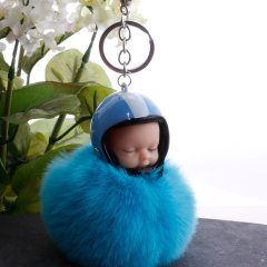 MTS Blue Puffy Anahtarlık