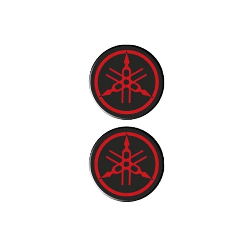 Yamaha İkili Koruma Takozu Damla Sticker Kırmızı - Siyah