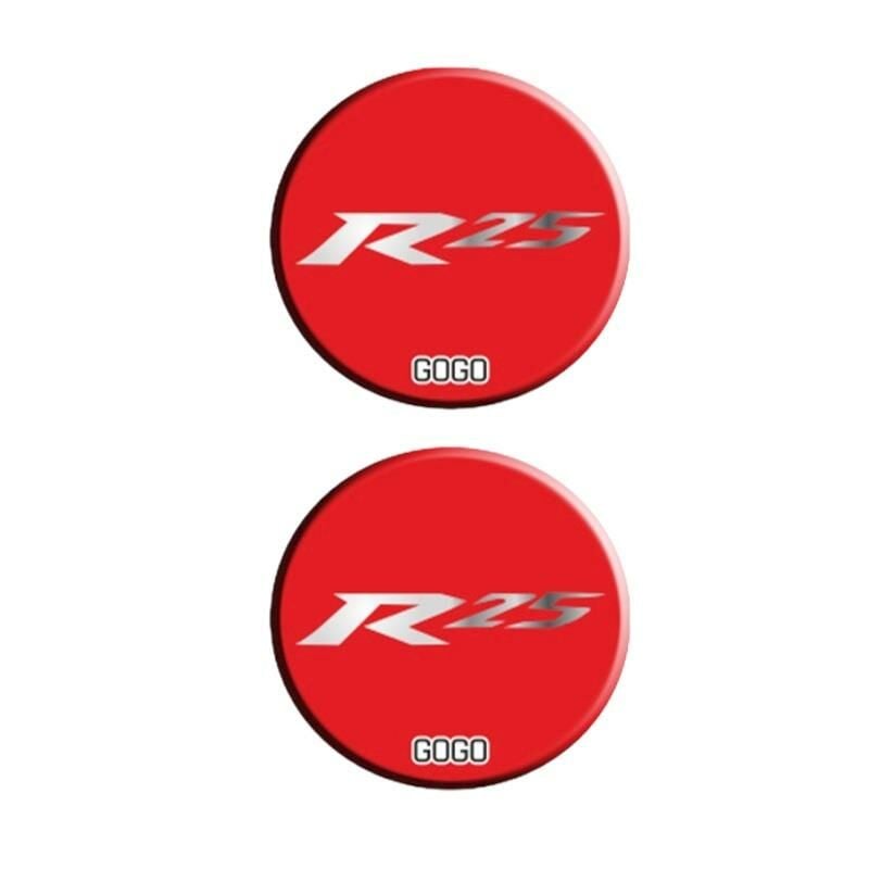 Yamaha R25 4x4 İkili Koruma Takozu Damla Sticker Kırmızı