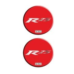 Yamaha R25 4x4 İkili Koruma Takozu Damla Sticker Kırmızı