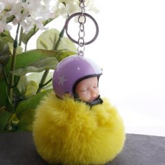 MTS Yellow Puffy Anahtarlık