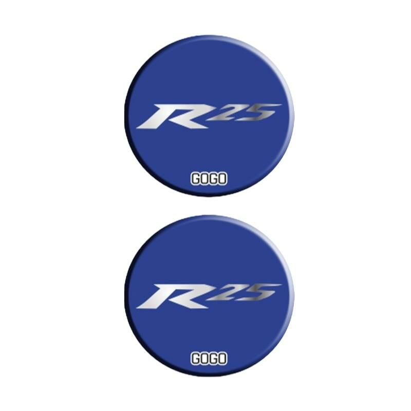 Yamaha R25 4x4 İkili Koruma Takozu Damla Sticker Mavi