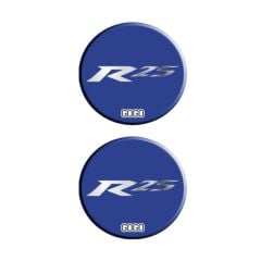 Yamaha R25 4x4 İkili Koruma Takozu Damla Sticker Mavi