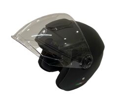 Rsv Helmets 618 Güneş Vizörlü Mat Siyah Yarım Kask