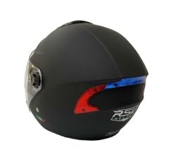 Rsv Helmets 618 Güneş Vizörlü Mat Siyah Yarım Kask