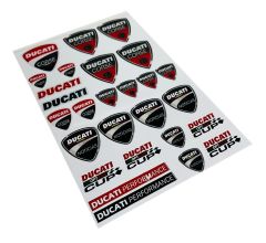 Ducati Performance 27 Parça Kırmızı Siyah A4 Sticker Seti